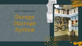 Garage Storage: Rack Your Garage