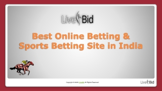 Best Online Betting & Sports Betting Site in India