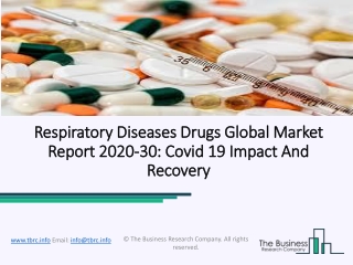 Respiratory Diseases Drugs Market Industry Trends and Key Insights (2020 – 2023)