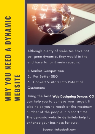 Why You Need A Dynamic Website