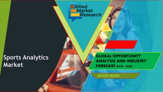 Sports Analytics Market 2020: Growth Opportunities and Key Factors That Can Escalate Global Market Growth, Report