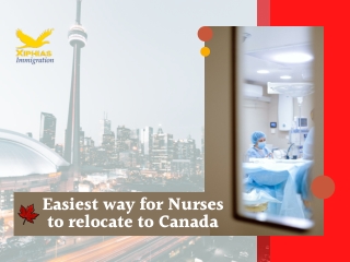 Easiest way for Nurses to relocate to Canada