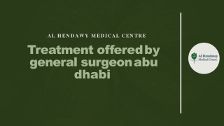 General surgeons in Abu Dhabi