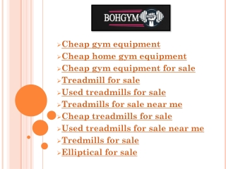 treadmill for sale