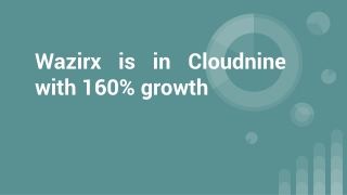 Wazirx is in Cloudnine with 160% growth