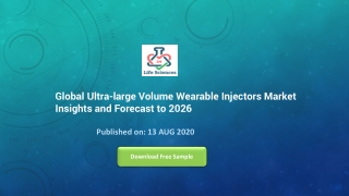 Global Ultra-large Volume Wearable Injectors Market Insights and Forecast to 2026