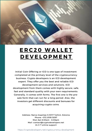 ERC20 Wallet Development | Crypto Developers