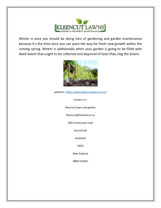 Visit Garden Maintenance North Shore | Kleencut Lawns