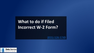 How to correct If i filed incorrect w2 form?