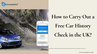 How Free Car History Check Has Impact On Used Car Purchase?