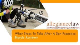 What Steps To Take After A San Francisco Bicycle Accident?