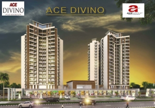 ACE Divino Affordable Project Book 2 and 3 BHK Flats Greater Noida West