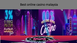 Best online casino malaysia