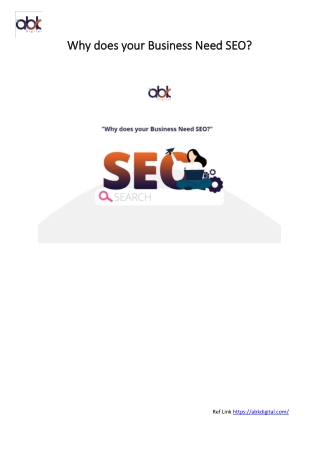 Why does SEO important for every business?