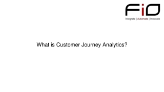 What is Customer Journey Analytics?