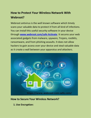 How to Protect Your Wireless Network With Webroot?