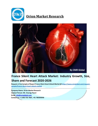 France Silent Heart Attack Market: Global Industry Analysis and Forecast 2020-2026