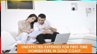 Unexpected Expenses For First-time Homebuyers