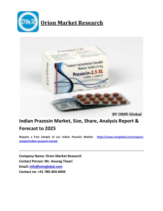 Indian Prazosin Market Size, Industry Trends, Share and Forecast 2020-2026