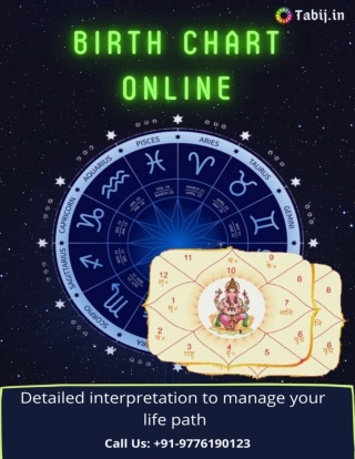 Birth chart online gives a way to uphold your future