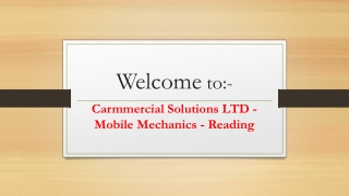 Need Mobile Mechanic in Goring