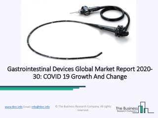 2020 Gastrointestinal Devices Market Size, Growth, Drivers, Trends And Forecast