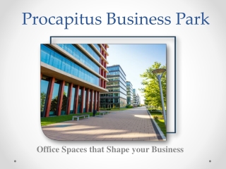 Furnished Office Space for Rent Noida - Procapitus Business Park