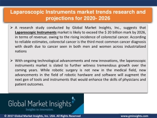 Laparoscopic Instruments market report for 2026 – Companies, applications, products and more
