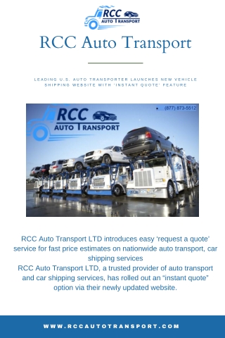 RCC Auto Transport.
