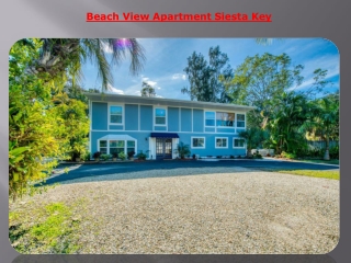 Beach View Apartment in Siesta Key