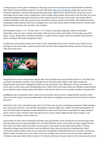 Lihatlah Agen Domino Qq Online Terpercaya Untuk Mengakibatkan Antum Jadi Tajir