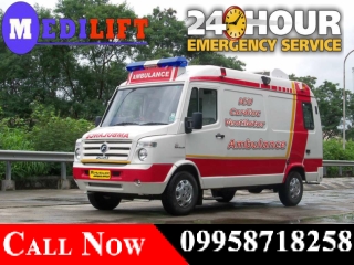 Medilift ICU Road Ambulance service in Koderma and Tatanagar-Get in Low Budget