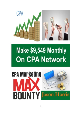 Make $9,549 Monthly On CPA Network