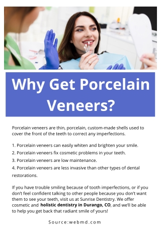 Why Get Porcelain Veneers?