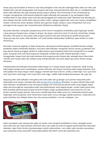 13 Teknik Mengambil Kesuksesan Di Situs Dominoqq Bersama Melimpah Tambahan
