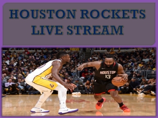 HOUSTON ROCKETS LIVE STREAM