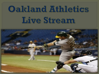 Oakland Athletics Live Stream