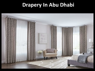 Drapery In Abu Dhabi