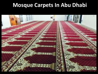 Mosque Carpets