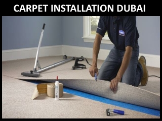 CARPET INSTALLATION DUBAI