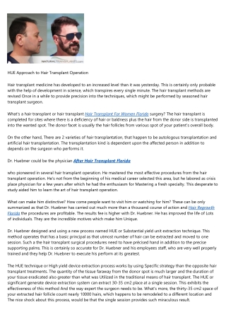 Hair Transplant Reviews