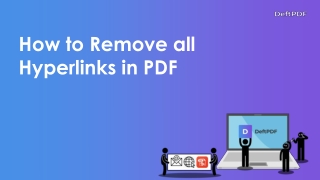 How to Remove Links on a PDF