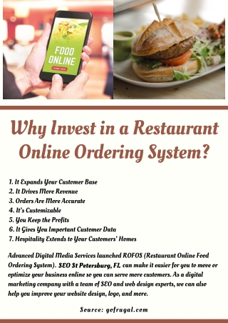 Why Invest in a Restaurant Online Ordering System?