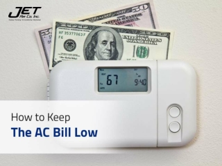 How to Keep The AC Bill Low