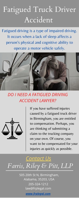 Truck Driver Accident Attorney Birmingham | Personal Injury Lawyer AL