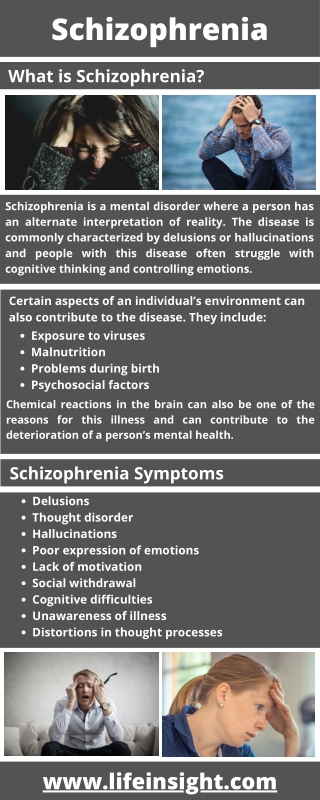 Schizophrenia | What is Schizophrenia? | LifeInSight Inc.