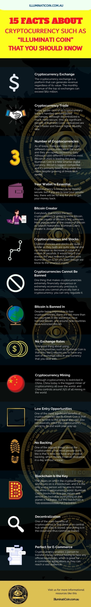 15 Facts About Cryptocurrency Such As “Illuminati Coin” That You Should Know
