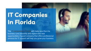 IT Companies In Florida