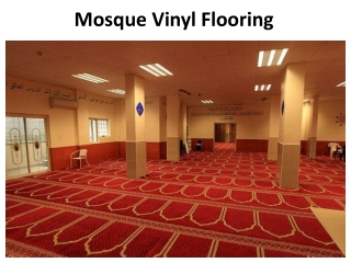 Mosque Vinyl Flooring