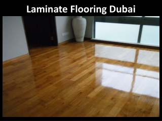 Laminate Flooring Dubai